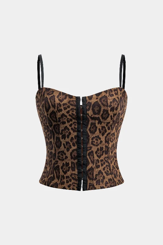 Leopard Print Cami Top