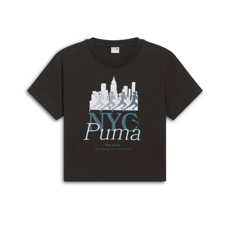 PUMA Women's NYC Cropped Tee