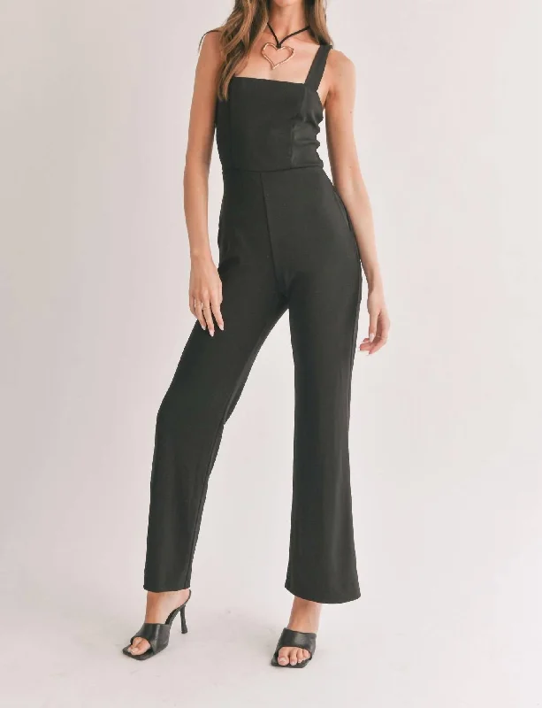 Icon Jumpsuit In Black