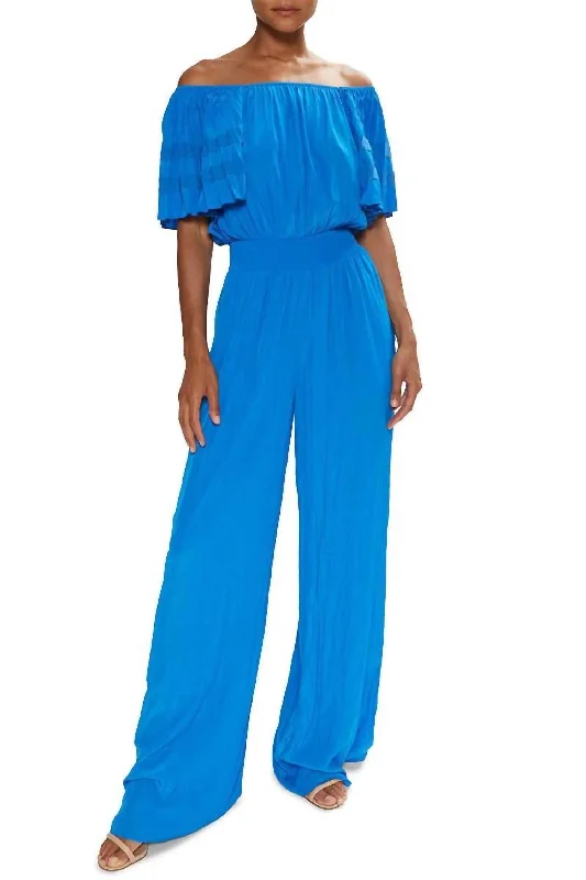 Tinsley Jumpsuit In Marrakech Blue