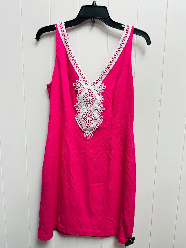 Dress Casual Short By Eliza J In Pink, Size: M