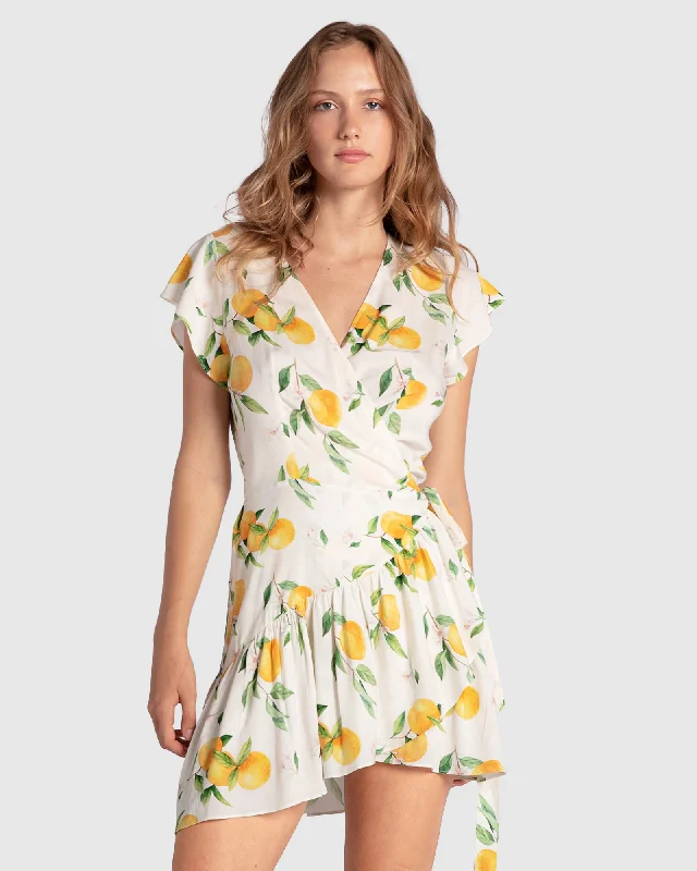 Love Shack Mini Wrap Dress