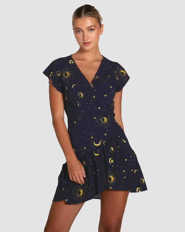 Love Shack Mini Wrap Dress