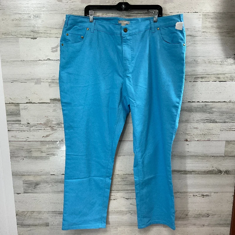 Jeans Straight By Woman Within In Blue, Size: 22w