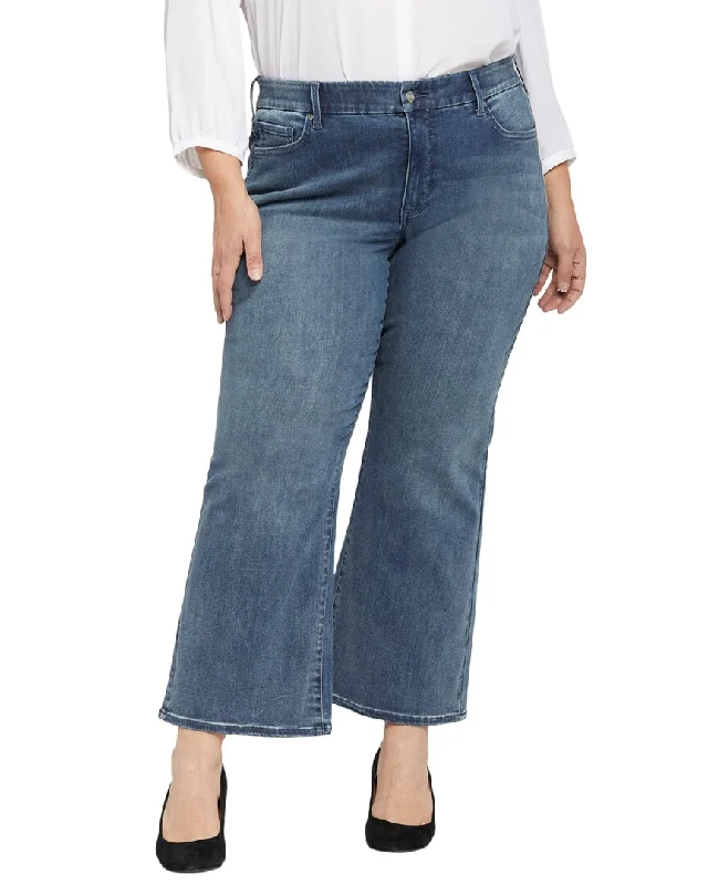 NYDJ Plus Waist Match Relaxed Flare Jean