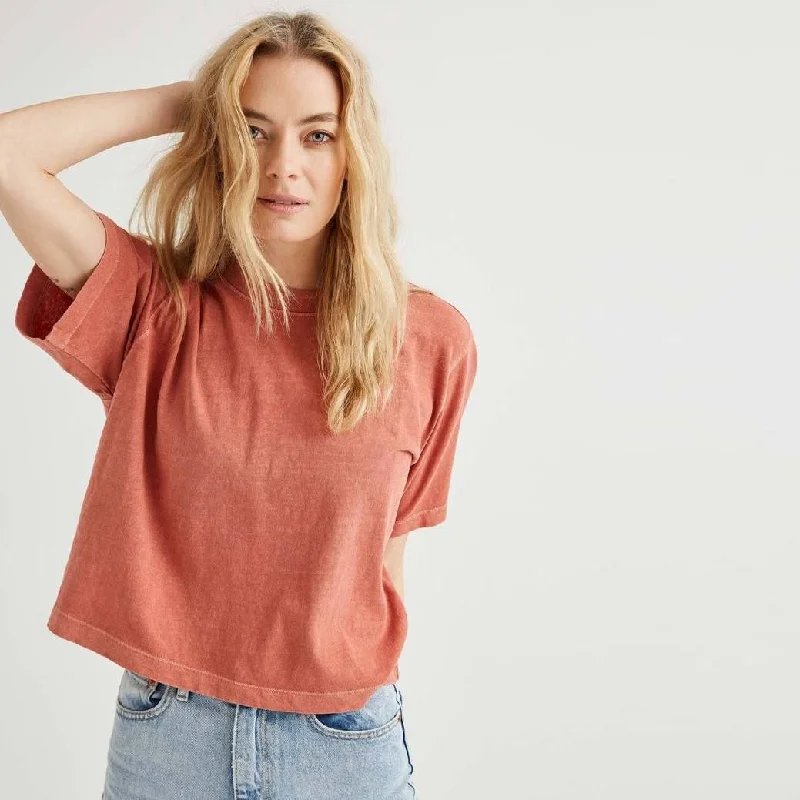 Relaxed Crop Tee (Summer Cinnamon)