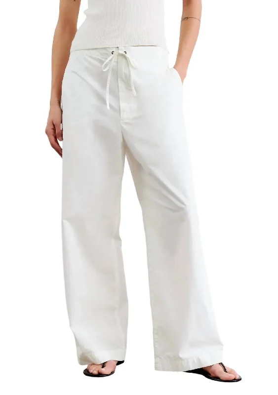 Kai Pant In White