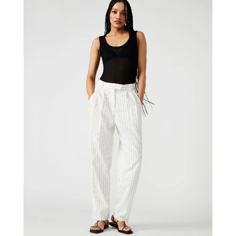 Rumi Pant White/black