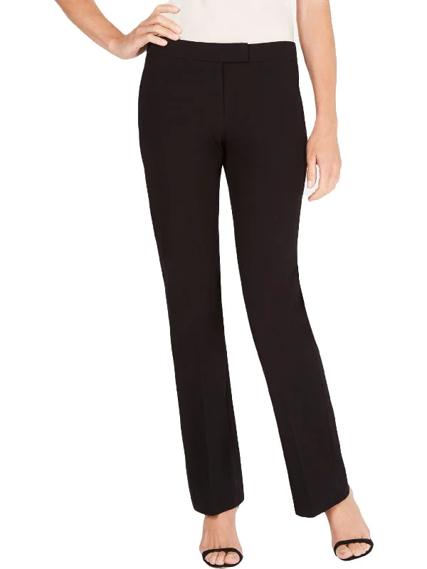 Womens Hook/Nar Zip Fly Dressy Flared Pants