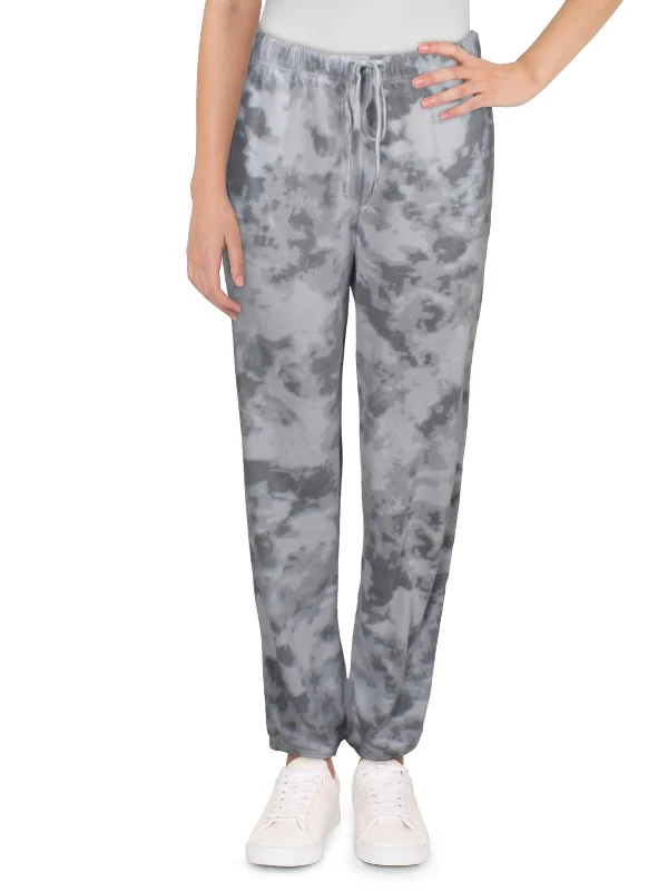 Womens Tie-Dye Printed Jogger Pants