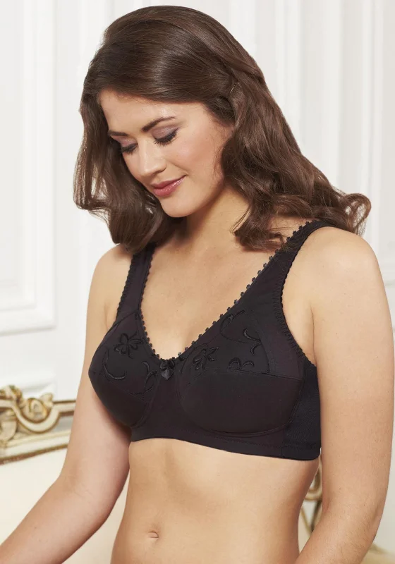 Royce Comfort Grace Bra, Black