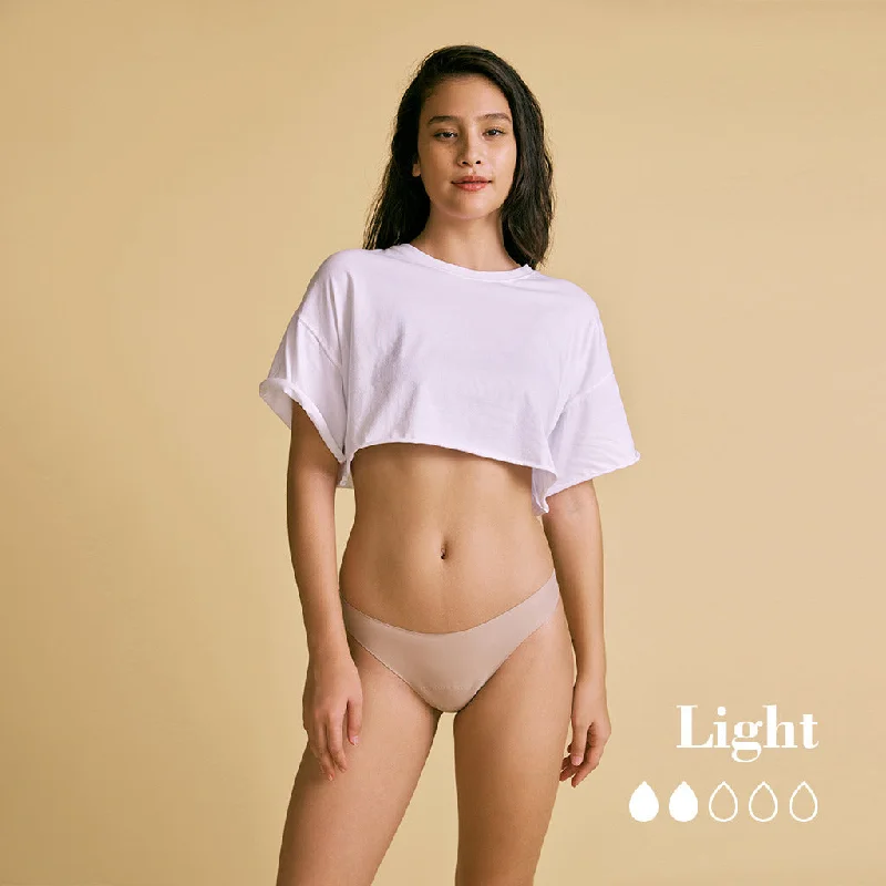 Seamless Period Panties Thong - Light Flow