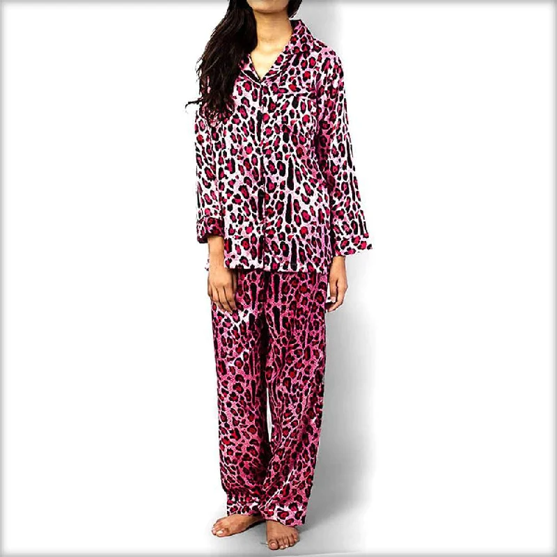 Pink Printed Pajama Set Nightwear