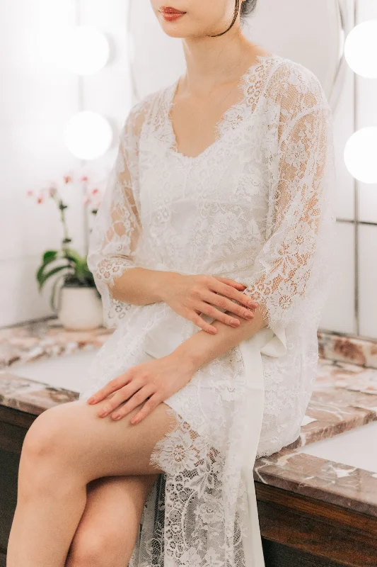 Ever After Lace Maxi Robe